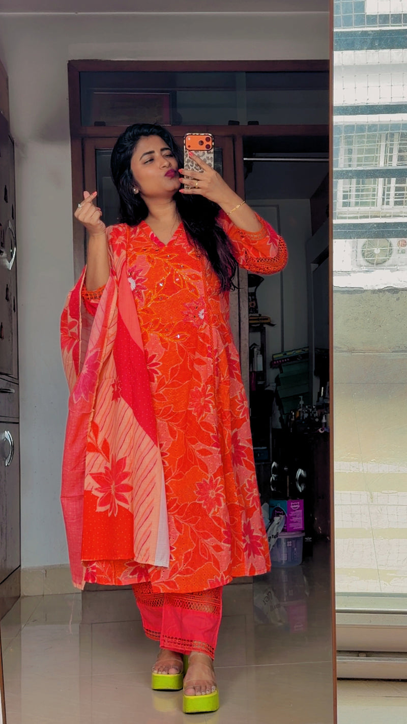 HAKOBA 3PC SUIT ORANGE CODE-HAKOBA-O