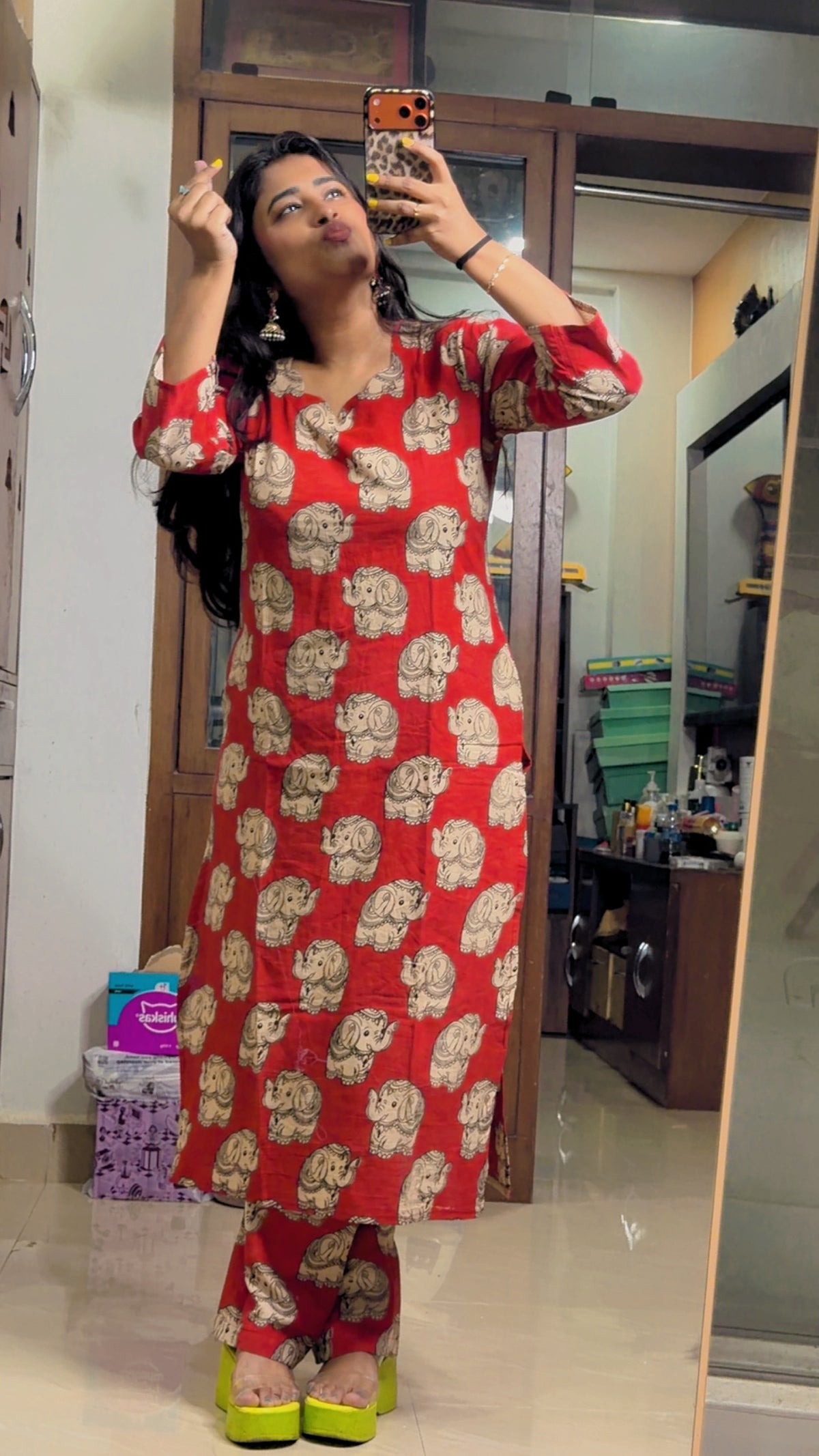 2pc kalmkari coordset