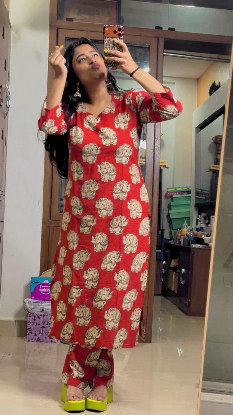 2pc kalmkari coordset